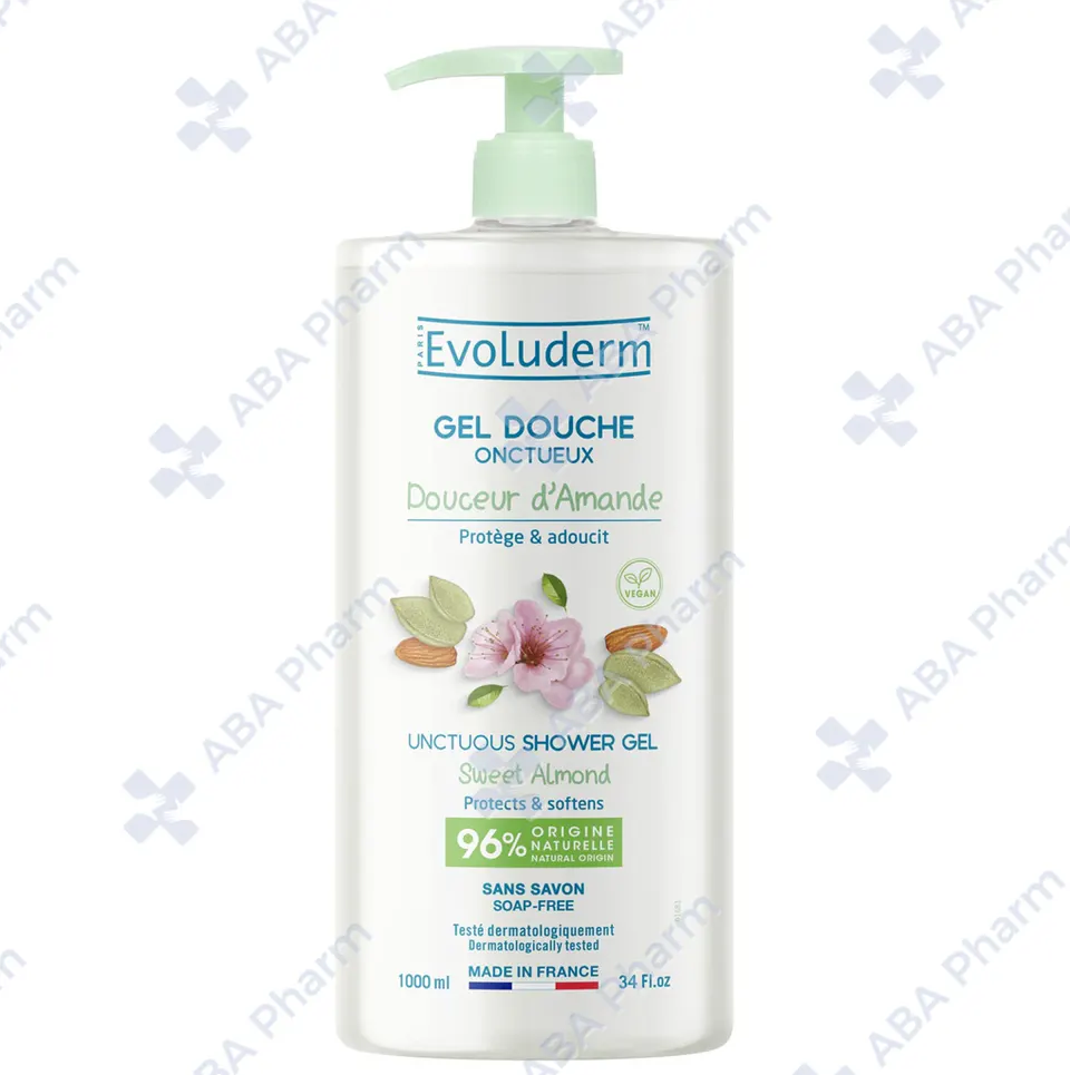 Evoluderm Douceur d'Amande Unctuous Shower Gel 1000ml №1