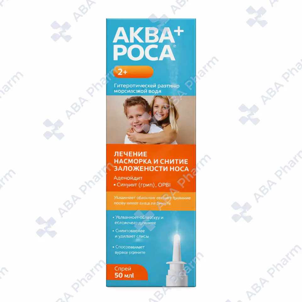 Aqua Rosa aerosol shower 2y+ 2% 50ml №1