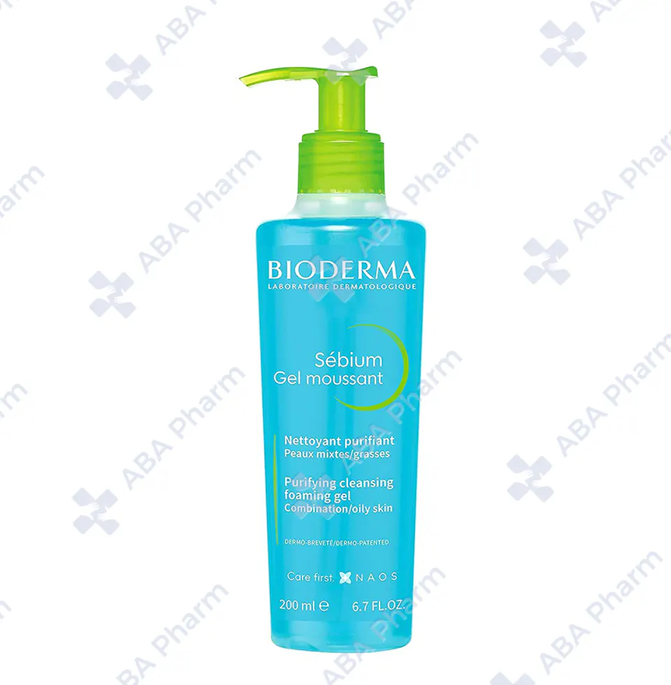 Bioderma Sebium cleansing foaming gel 200ml №1
