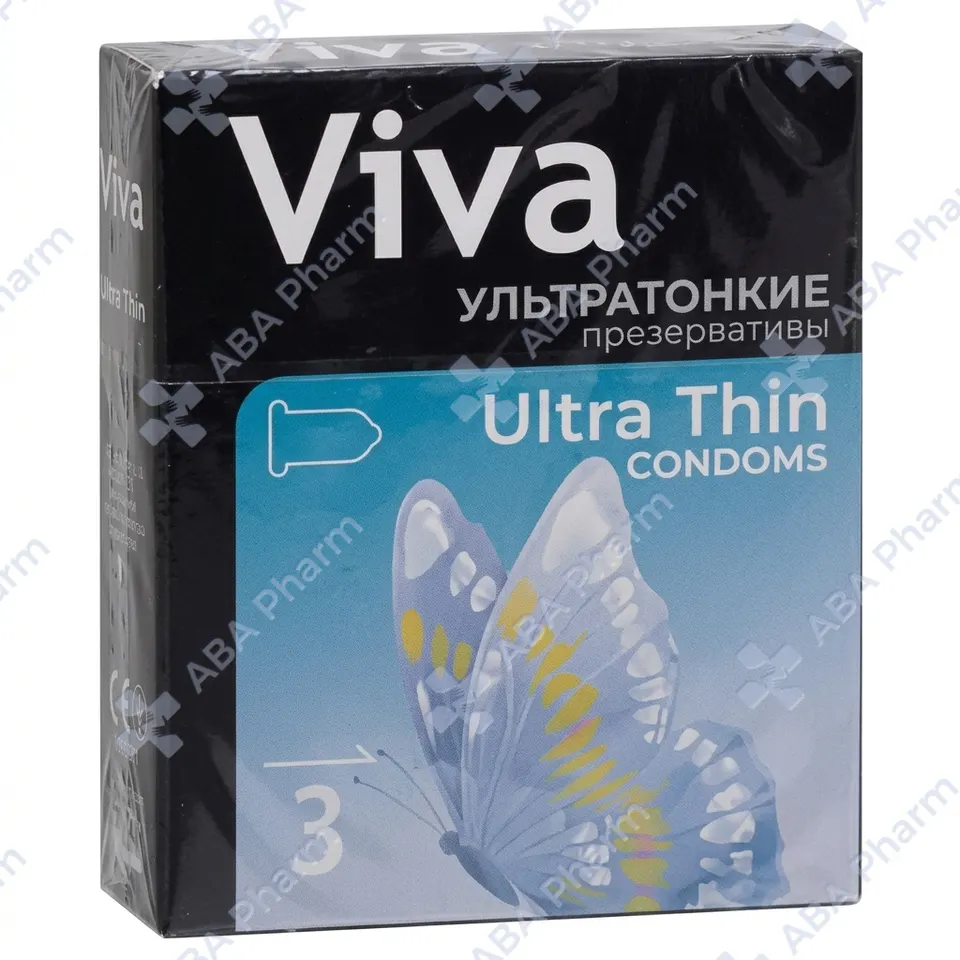 Презерватив Вива ультратонкие x3 №1