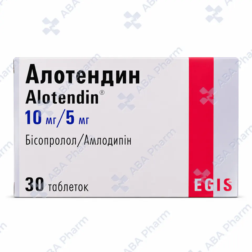Alotendin tablets 10mg/5mg №30
