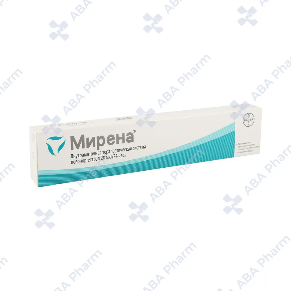 Мирена внутриматочная терап система 52мг №1