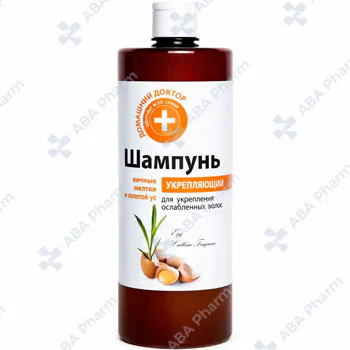Damashni Doctor shampoo egg yolk golden mustache 1000ml №1
