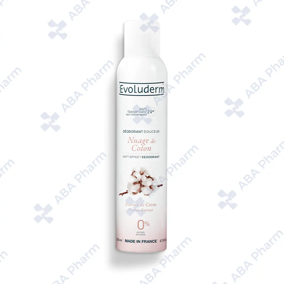 Evoluderm Deodorant Antiperspirant Soft-Effect Cotton Cloud 200ml №1