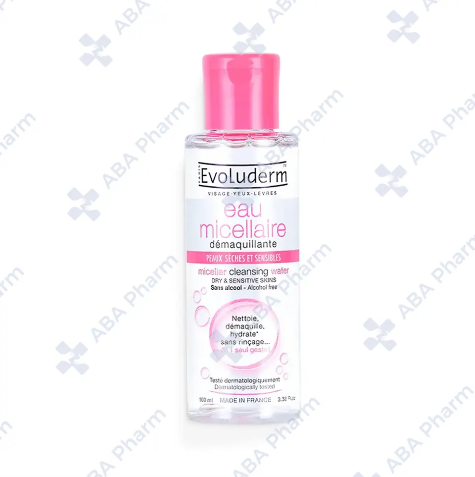 Evoluderm Micellar Cleansing Water for Dry&Sensitive Skin 250ml №1