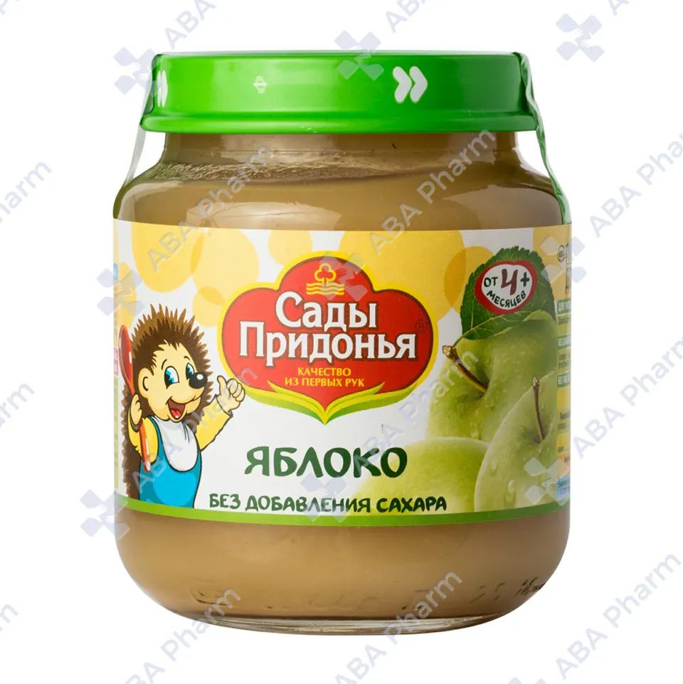 Baby/Nutrition "Sady Pridonya" Apple Puree, 4+ Months, 120g, №1