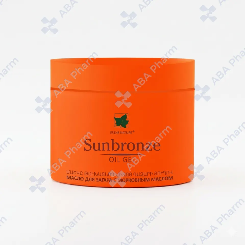 Esthe Nature Sun Bronze sun tanning cream with carrot oil SPF5 200ml  №1