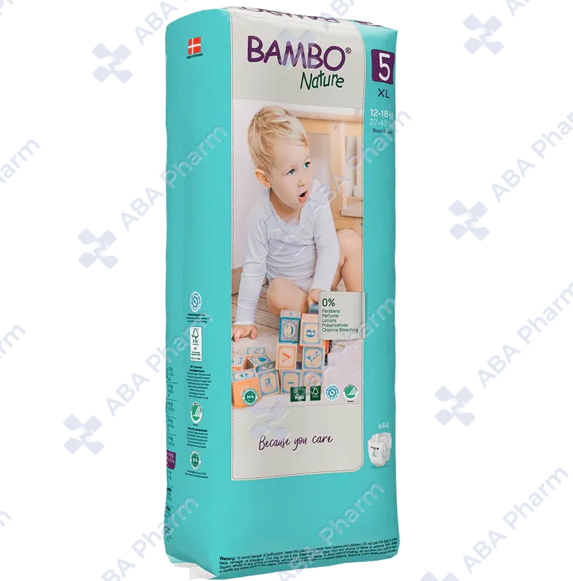 Diapers  Bambo natur N5 12-18kg №44