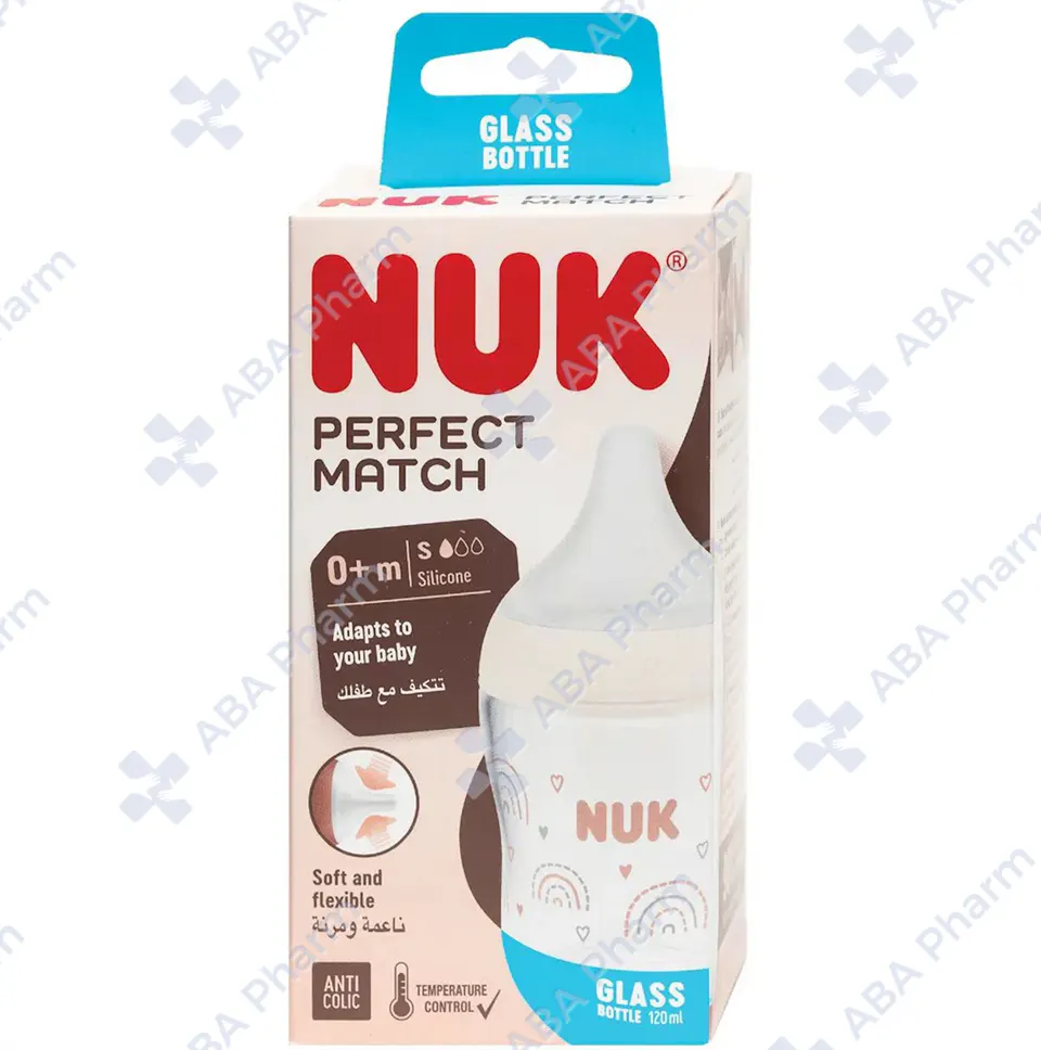 Нук перфекст матч стекл 0-6м 120мл 10747136 №1