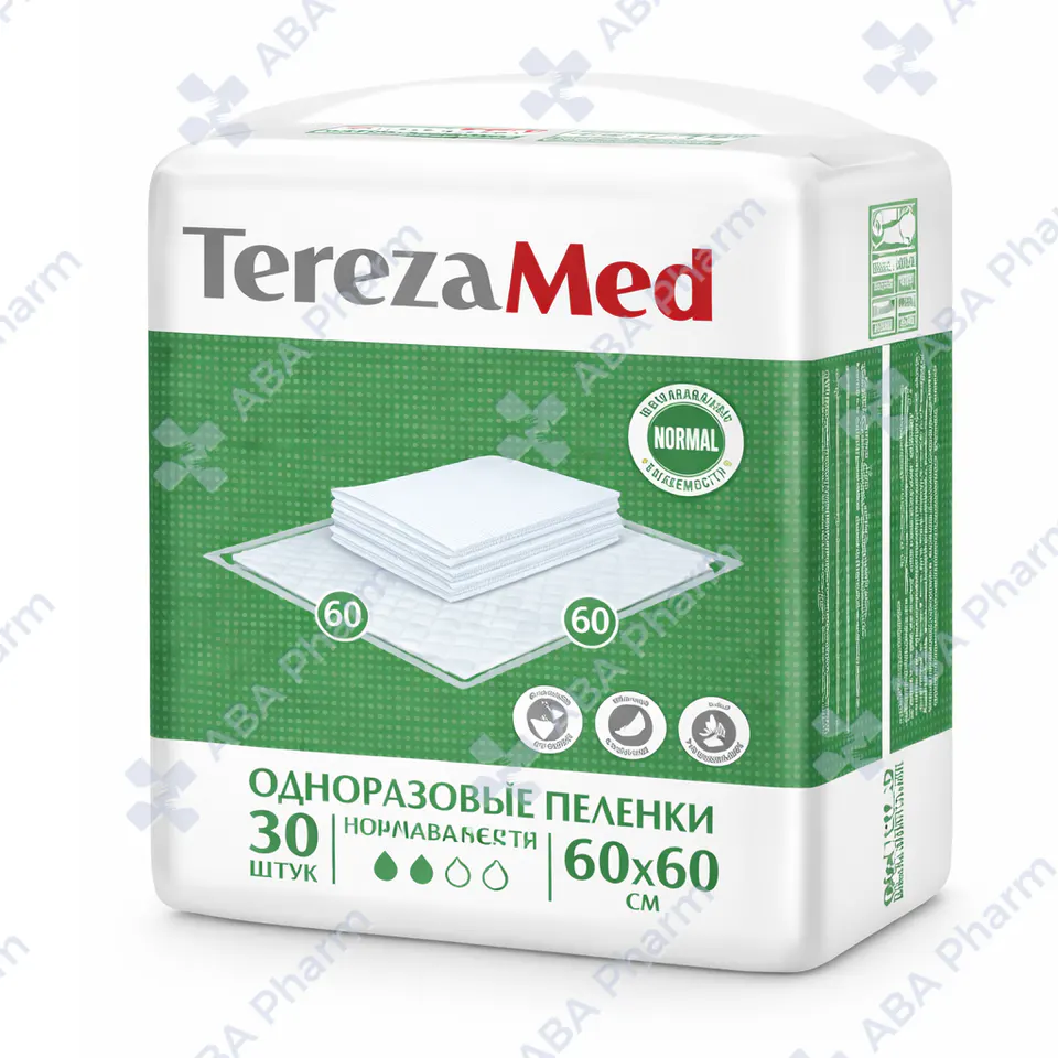Absorbent sheets Tereza Med normal 60х60sm №30