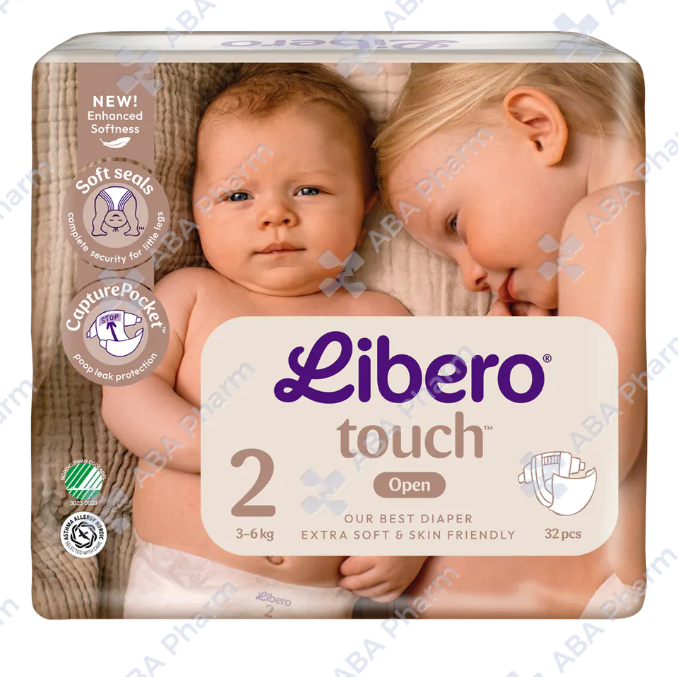 Diapers Libero touch  N2 3-6kg №32