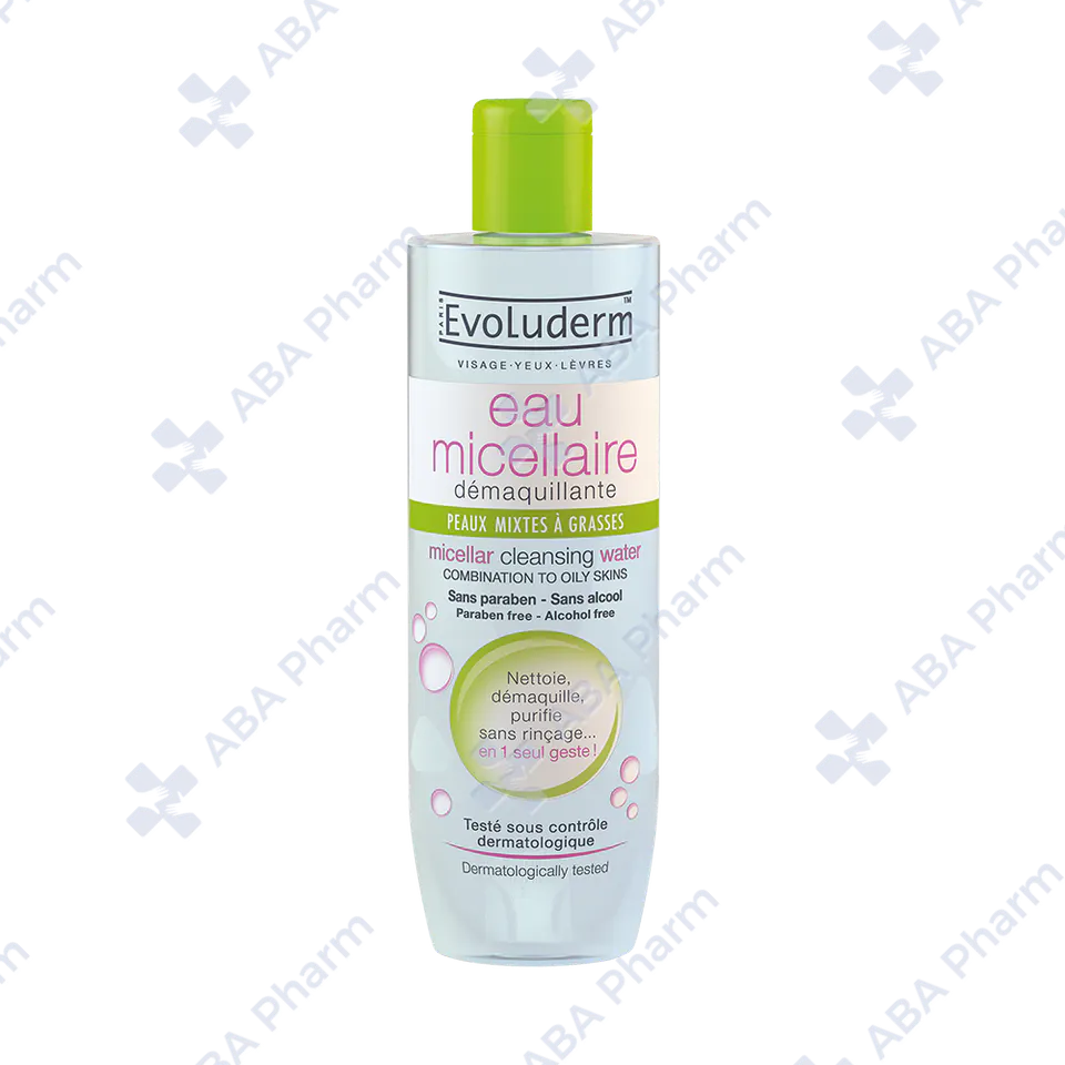 Evoluderm Micellar Cleansing Water For Combination Oily Skin 250ml №1