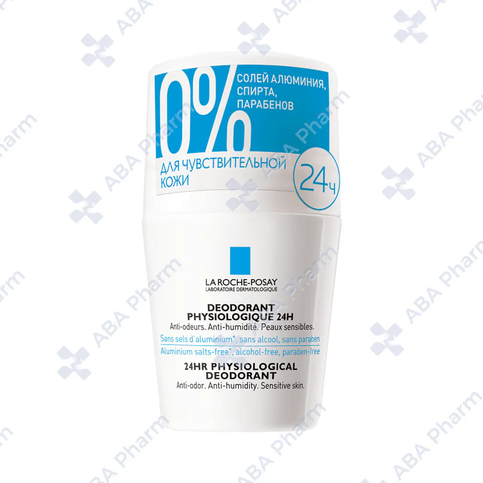 La Roche-Posay roll-on deodorant physiological 24h 50ml