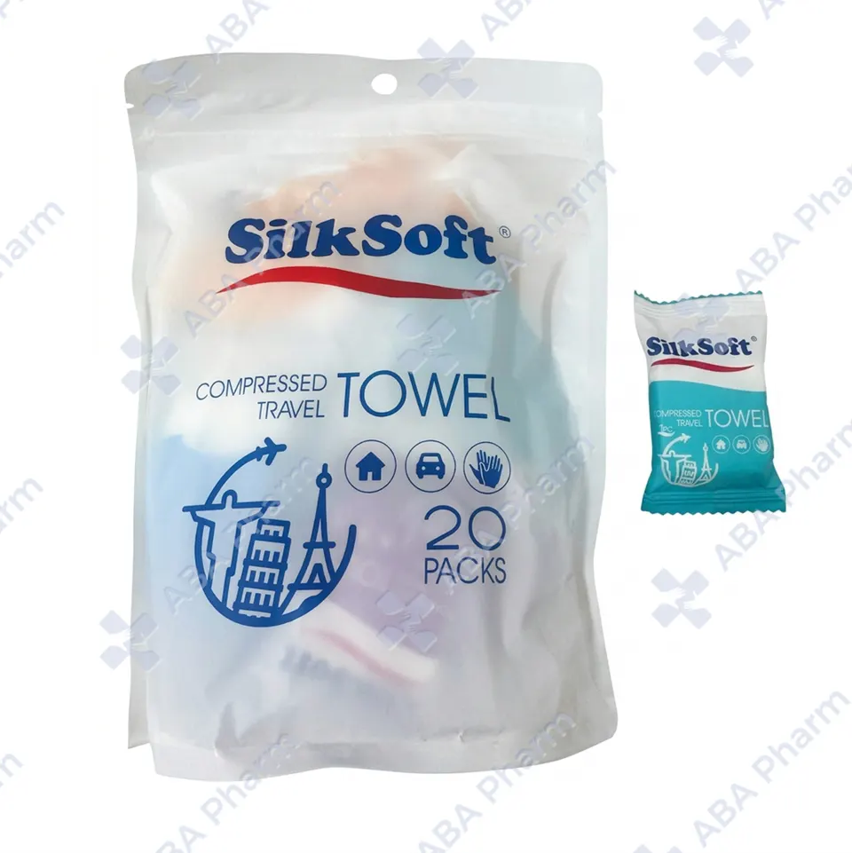 Silk Soft Dry Compressed Towel x20  №1