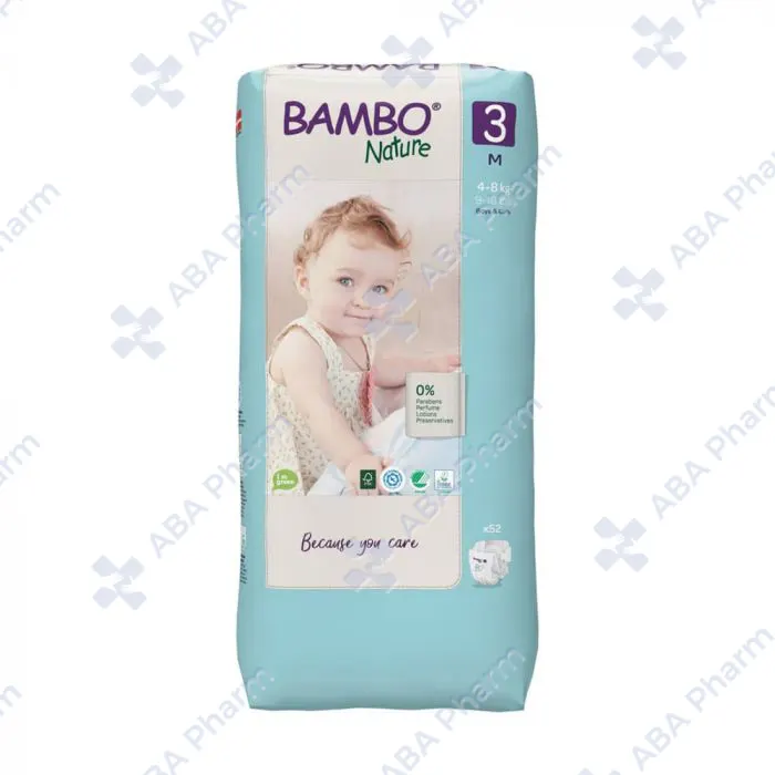 Diapers  Bambo natur  N3 5-9kg №52