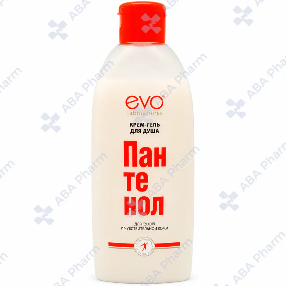 Cream-gel for shower Evo Pantenol for dry and sensitive skin 400ml №1