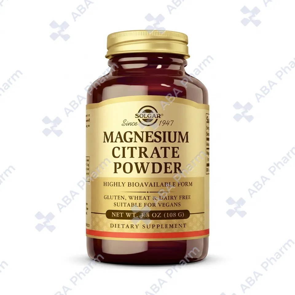 Magnesium citrate powder 108 g Solgar №1