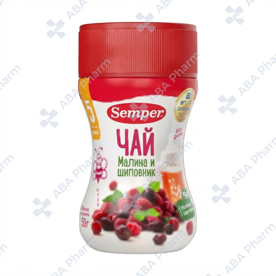 Semper Raspberry and Rosehip Tea 200g №1