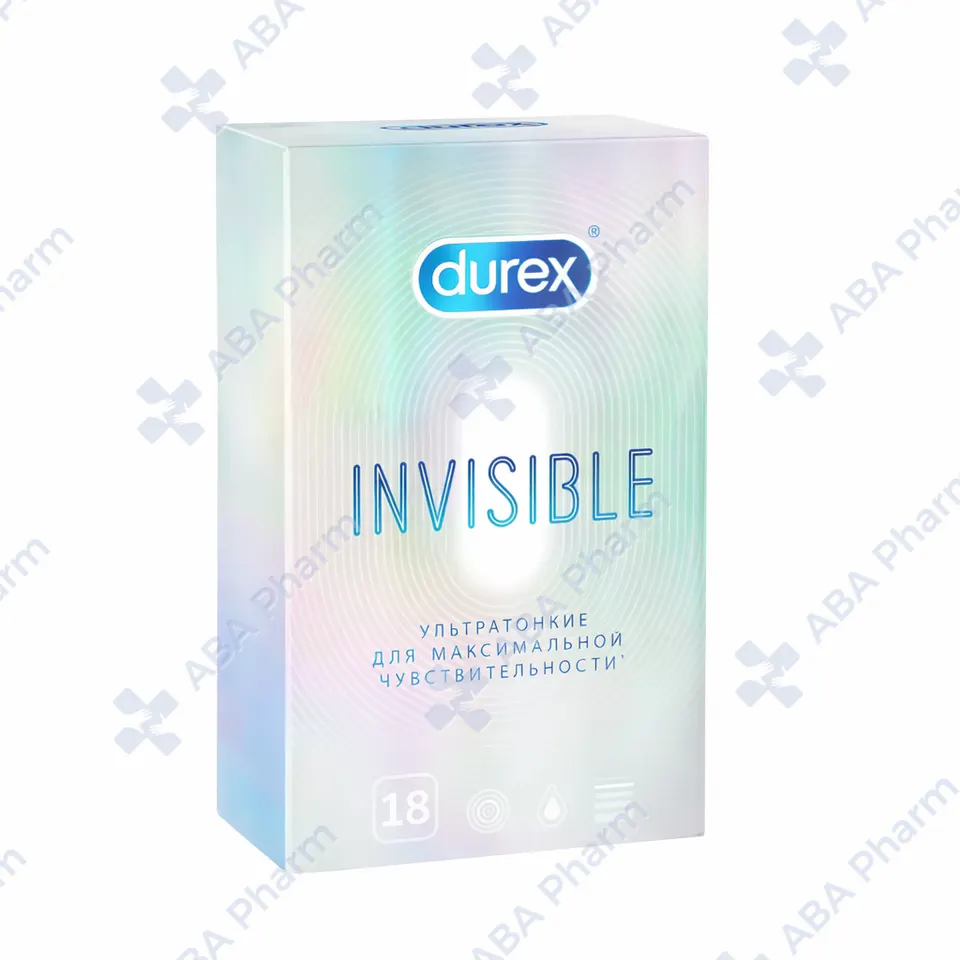 Condom Durex x 18 Invisible ultra thin №1