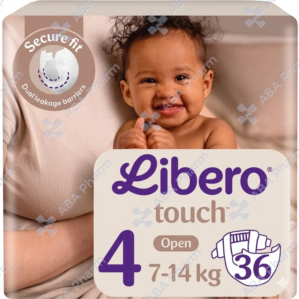 Diapers Libero touch N4 7-14kg №36