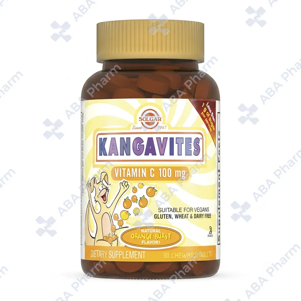 Solgar Kangavites vitamin C 100mg chewable tablets №90