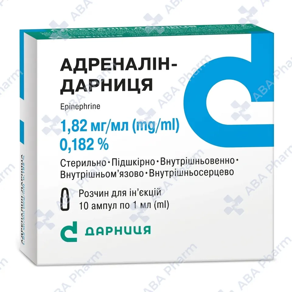 Adrenalin-Darnitsa 0.182% 1ml fl №10