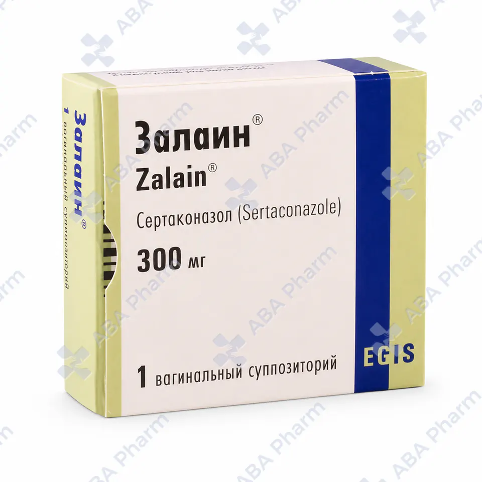 Залаин ваг. супп. 300мг №1