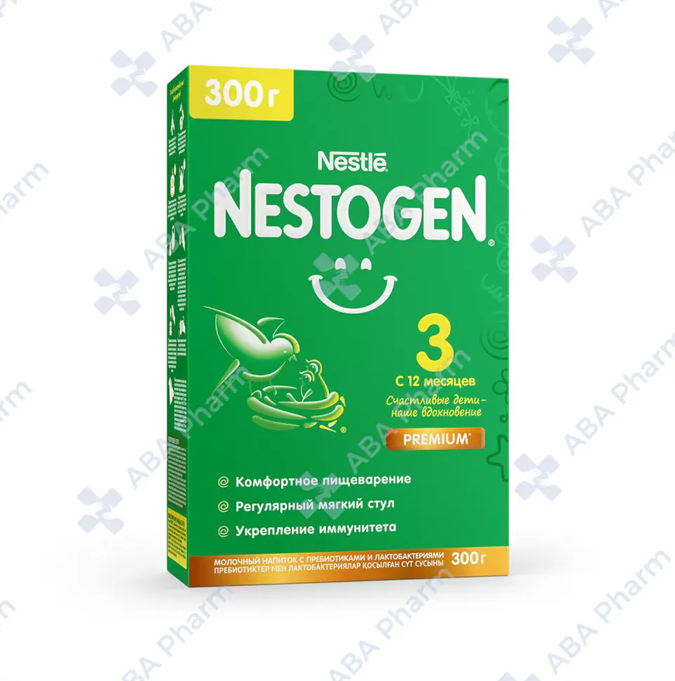 Nestogen 3 premium baby formula from 12 months. with prebiotics 300g №1