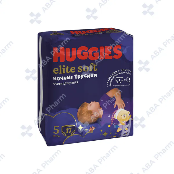 Diaper pants Huggies elite soft night N5 12-17kg №17