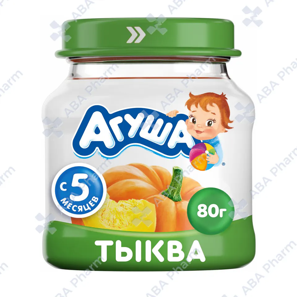 Агуша пюре овощн. Тыква 5мес. 80г №1