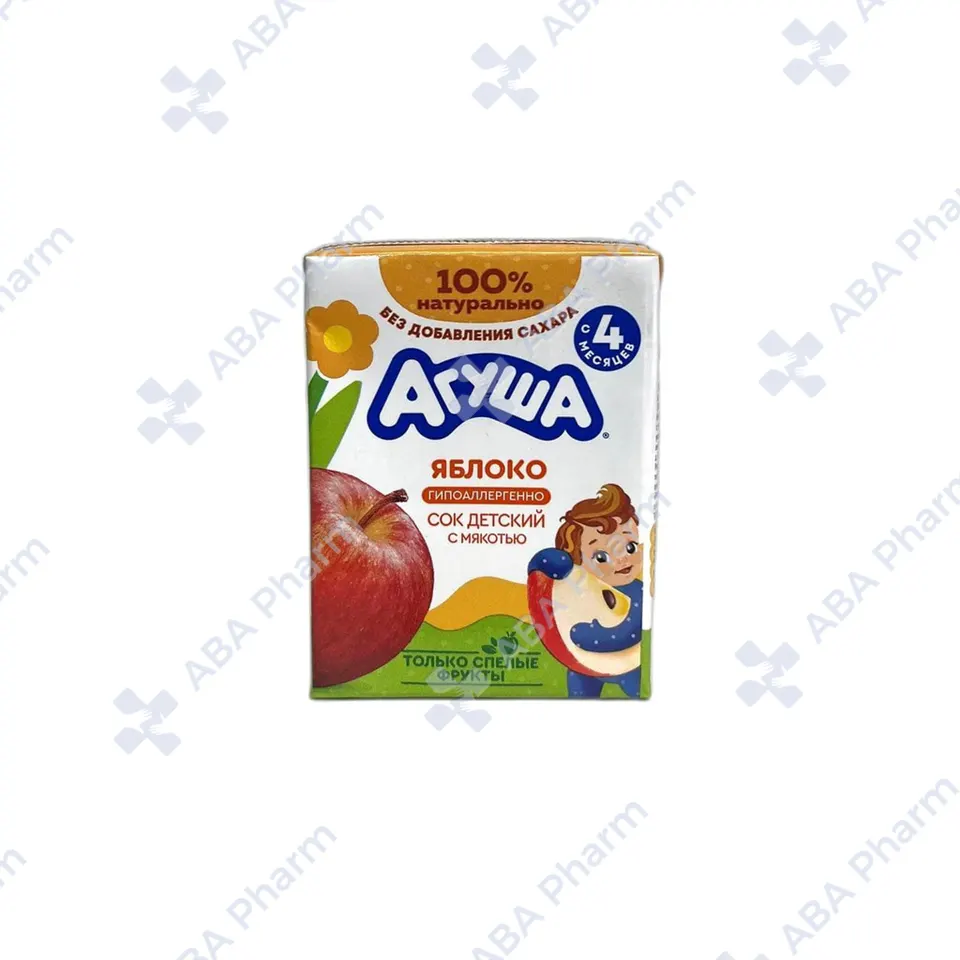 Agusha Apple juice with pulp from 4 months. 200 ml №1