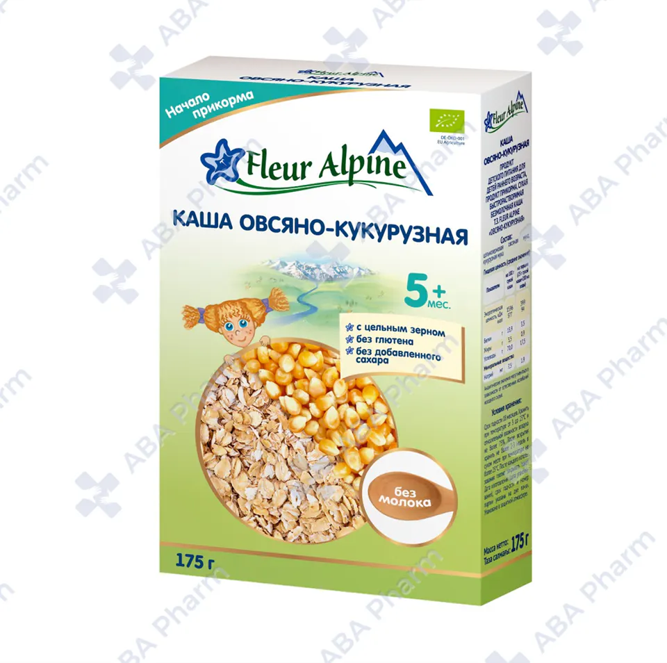 Fleur Alpine organic cereal oat corn gluten free from 5months 175g №1