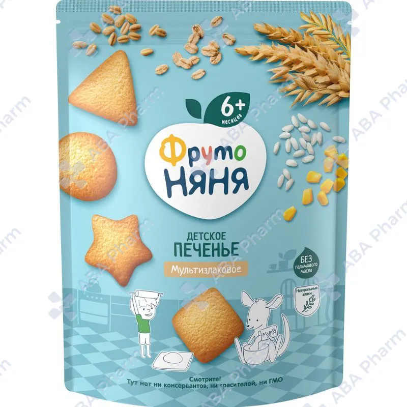 FrutoNyanya multi-grain cookies from 6 months 120g №1