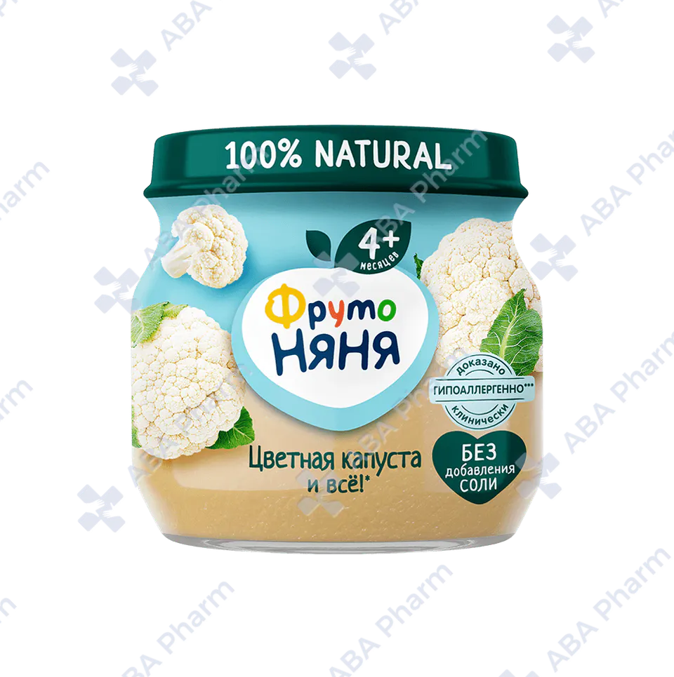 FrutoNyanya vegetable puree 078004 cauliflower from 4 months 80 g №1
