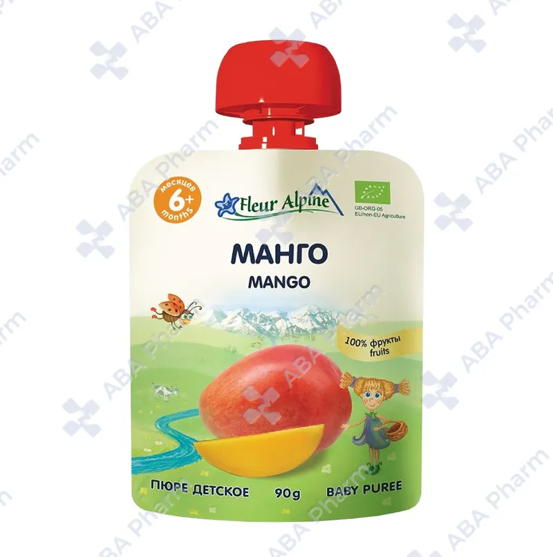 Флер Альпин пауч манго 6мес+ 120г №1