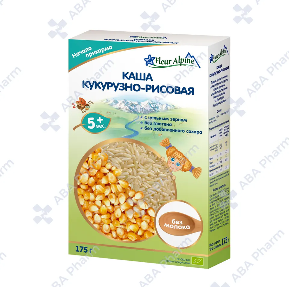 Fleur Alpine organic cereal corn-rice 5months 175g №1
