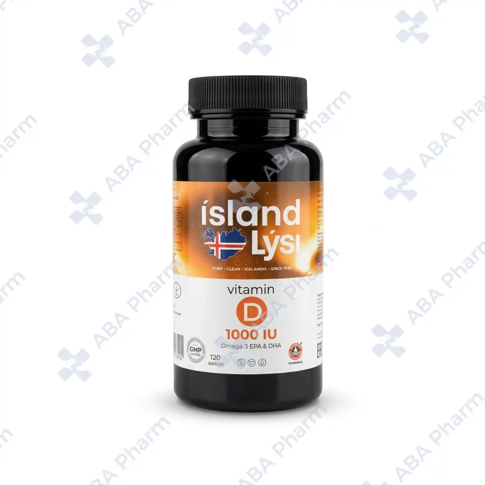 Lysi vitamin D3 1000me omega-3 caps №120