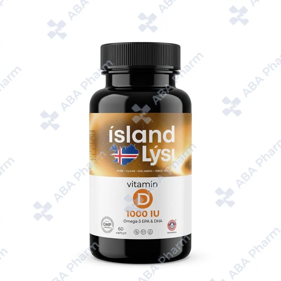Lysi vitamin D3 1000me omega-3 caps №60