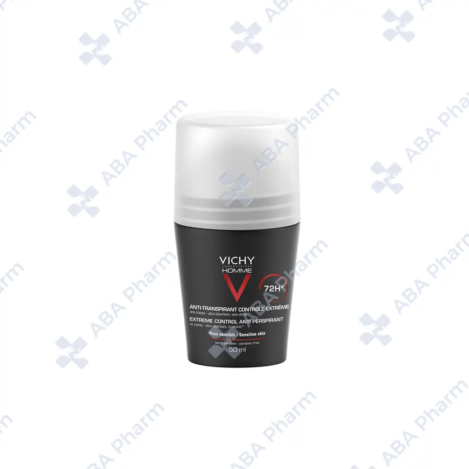 Vichy Homme roll-on deodorant against excessive perspiration 72h 50ml №1