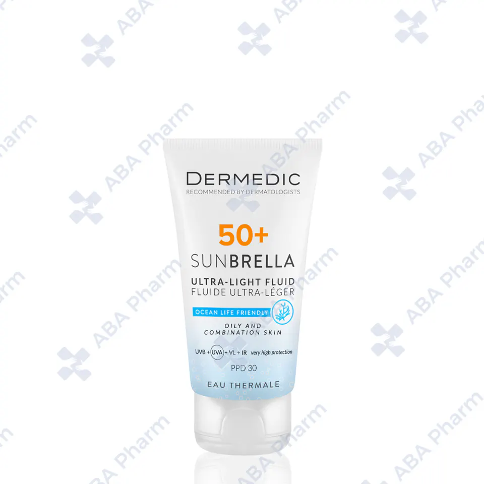 Dermedic sunbrella ultra light fluid SPF50+ oily and combination skin 40ml №1
