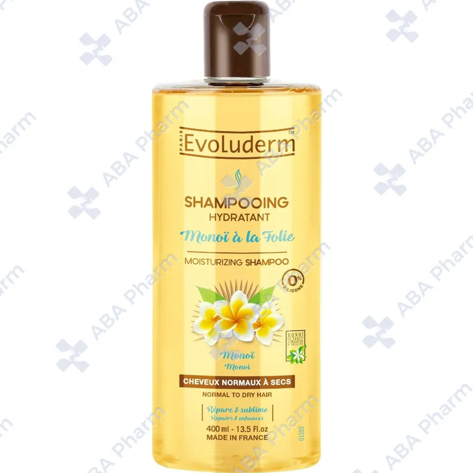 Evoluderm Monoi Moisturizing Shampoo 400ml №1