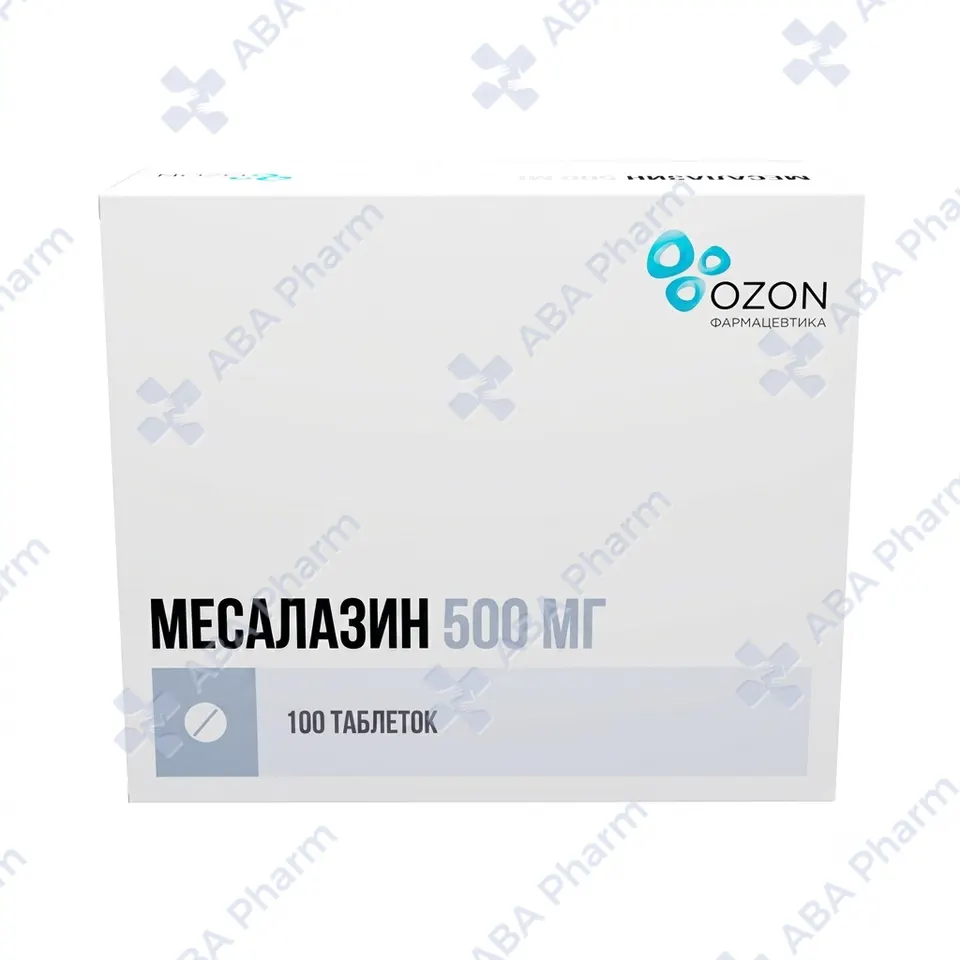 Месалазин таб 500мг №100