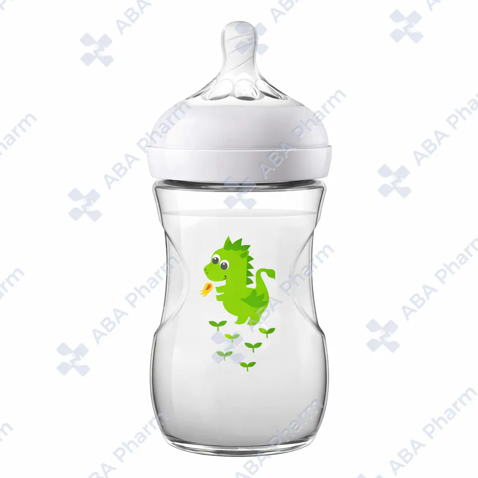 Avent Bottle Natural plastic with wide neck 1m+ 260ml 903/66/67 №1