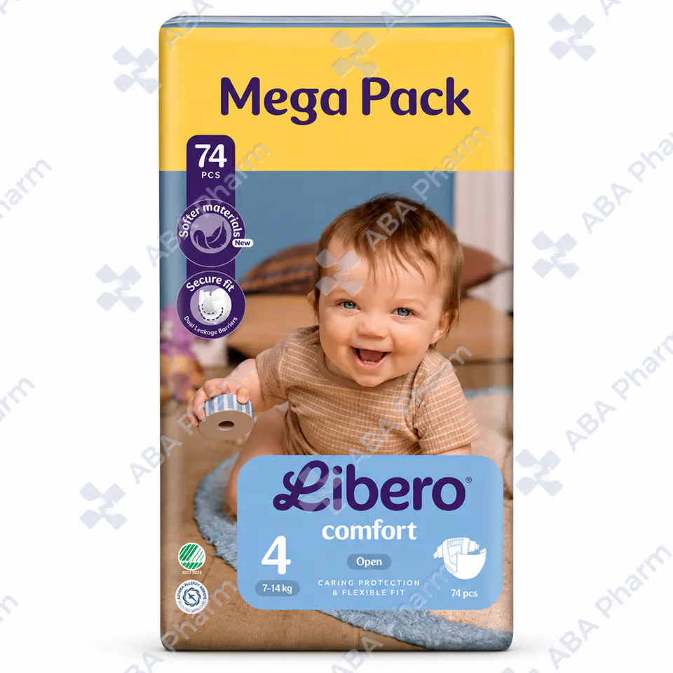 Diapers Libero comfort  N4 7-14kg №74