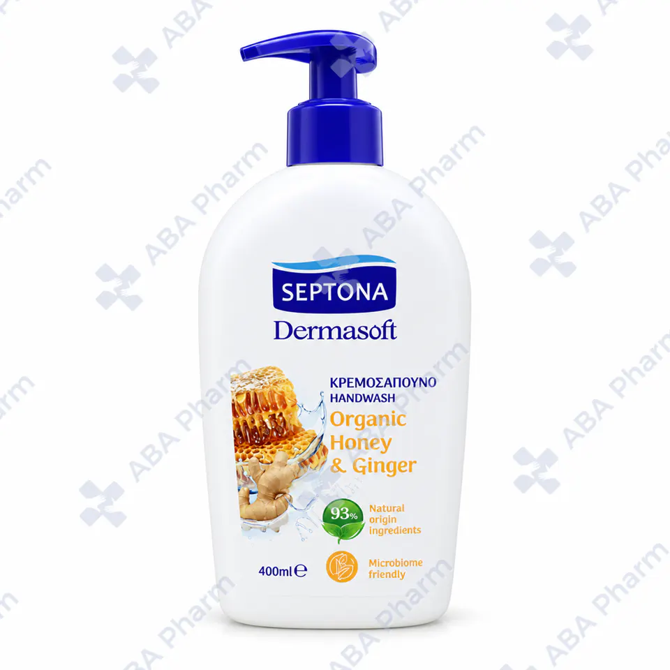 Septona handwash organic honey and ginger 400ml №1