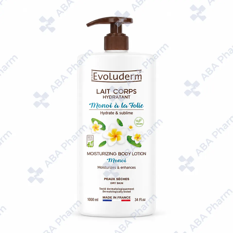 Evoluderm Monoi a la Folie Moisturizing Body Lotion 1000ml №1
